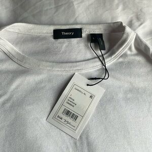 Theory - Long sleeve casual dress (Large - White Anemone)